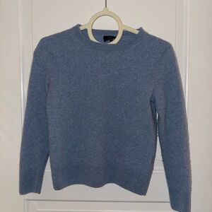 Quince Cashmere Soft Blue Crop Top